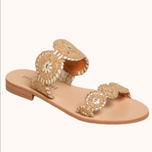 Jack Rogers Lauren Cork Sandals sz 9 - Picture 1 of 6